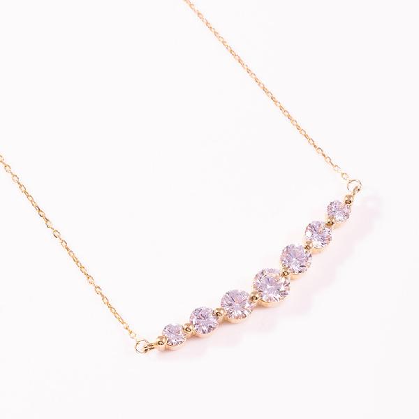 گردنبند طلا مدل هفت سنگ